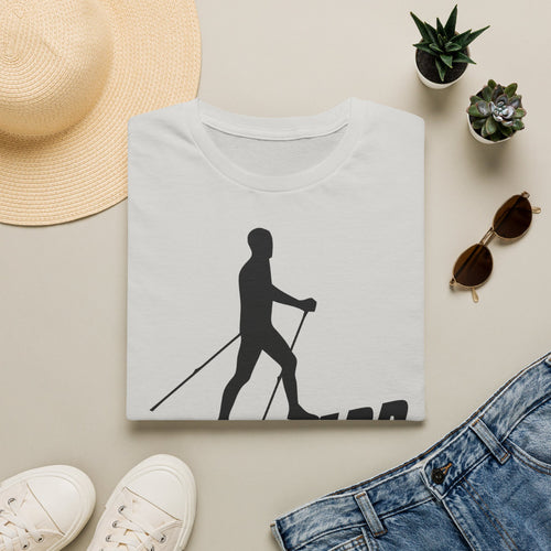 Nordic Walking T-Shirt — 'Forward Is A Pace' Motivational Walking Tee